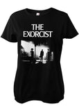 Retro Movies The Exorcist Poster Girly T-Shirt Schwarz