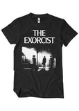 Retro Movies The Exorcist Poster 80's T-Shirt Schwarz