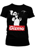 Retro Movies Gremlins Gizmo Girly T-Shirt Schwarz