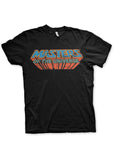 Retro Movies Masters Of The Universe Logo T-Shirt Schwarz