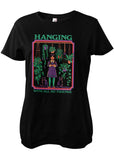 Retro Movies Rhodes Hanging with All My Friends Girly T-Shirt Schwarz