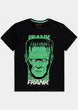 Retro Movies Herren Universal Frankenstein T-Shirt Schwarz