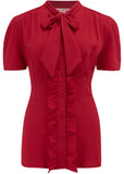 Rock N Romance Betsy 40's Bluse Rot