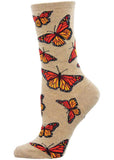 Socksmith Social Butterfly Socken Hemp Braun