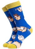 Soctopus Purrrfect Fit Cat Socken Blau