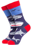 Soctopus Jaws And Effect Shark Socken Blau
