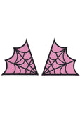 Sourpuss Spiderweb Collar Patch Set Rosa
