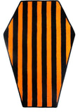 Sourpuss Coffin Teppich Schwarz Orange