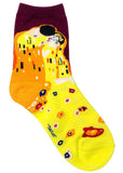 Succubus Klimt The Kiss Socken Gelb