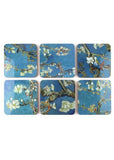 Succubus Art Almond Blossom van Gogh Set Mit 6 Untersetzern
