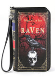 Succubus Bags The Raven Edgar Allan Poe Book Wristlet Portemonnaie Schwarz