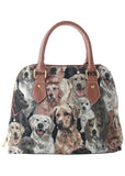 Tapestry Bags Labrador Dogs Handtasche