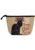 Tapestry Bags Steinlen Tournée du Chat Noir Make Up Täschchen