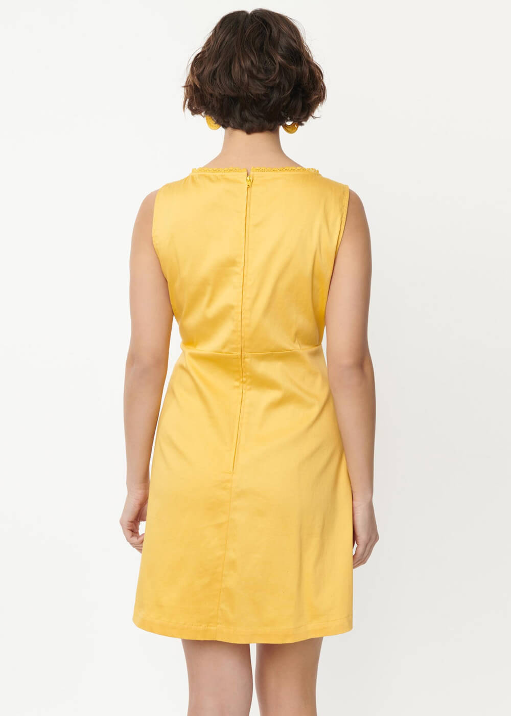 Unique vintage yellow dress online