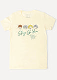 Unique Vintage x Golden Girls Stay Golden 80's Girlie T-Shirt Creme