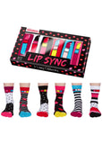 United Odd Socks 6 Damen Socken Lip Sync